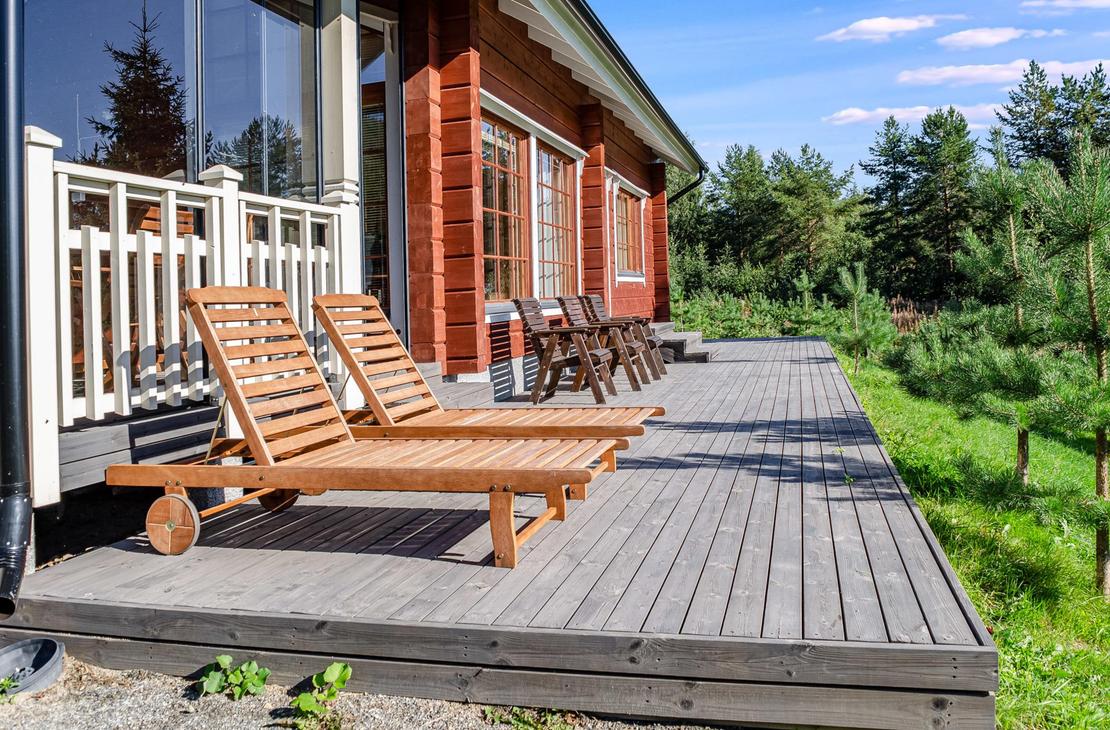 Villa Hymy, iso terassi