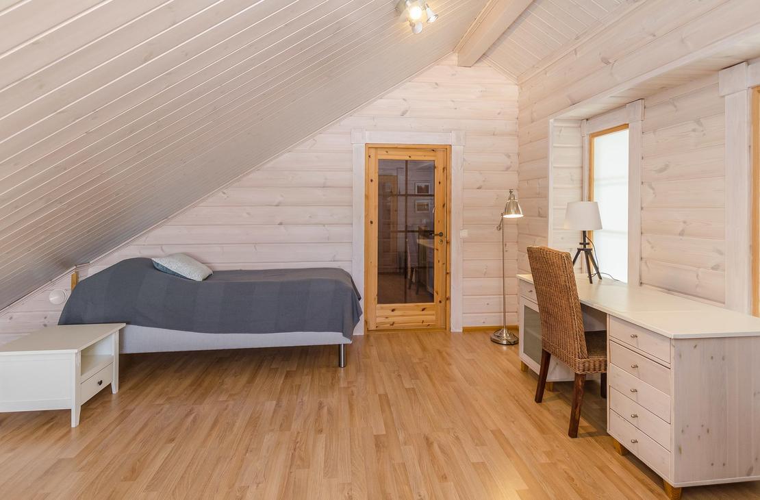 Villa Hymy, makuuhuone, toinen vuode, kaksi erillistä vuodetta