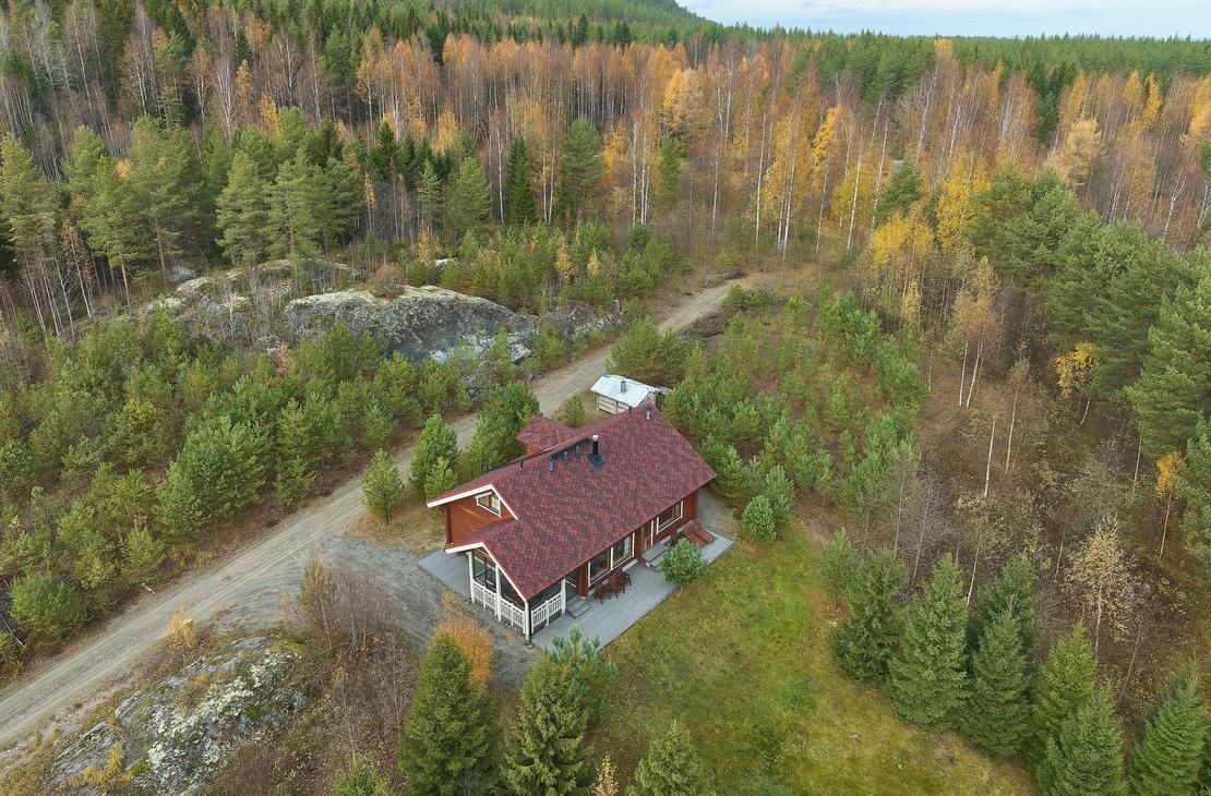 Villa Hymy, talvi, kevät aurinko