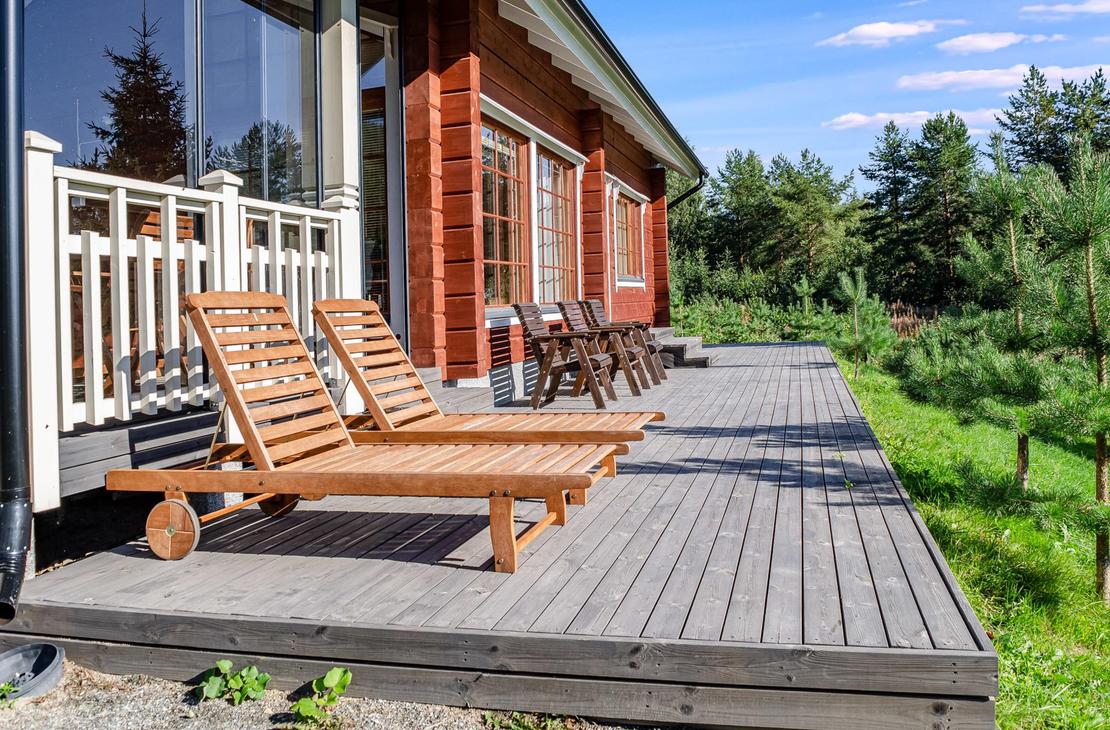 Villa Hymy, iso terassi